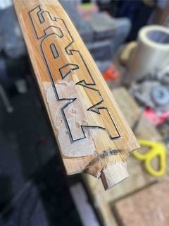 MRF Senior Size bat Fitted with New handle and serviced